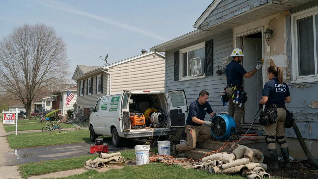 Flood Cleanup in South Milford, IN near me