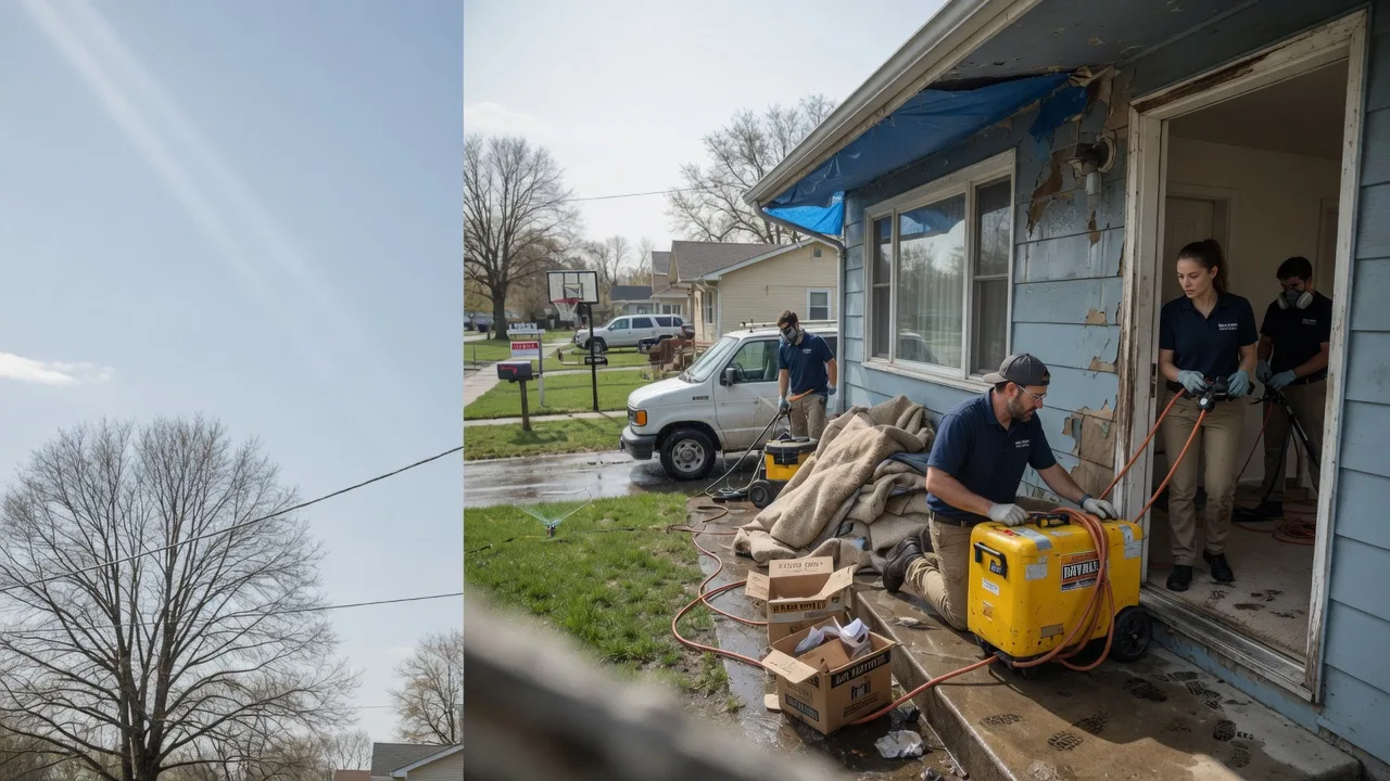Basement Flood Cleanup in South Milford, IN near me